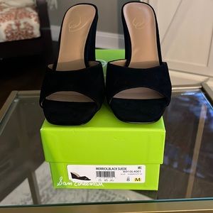 Sam Edelman Black Suede Merrick shoes, 8. NWB